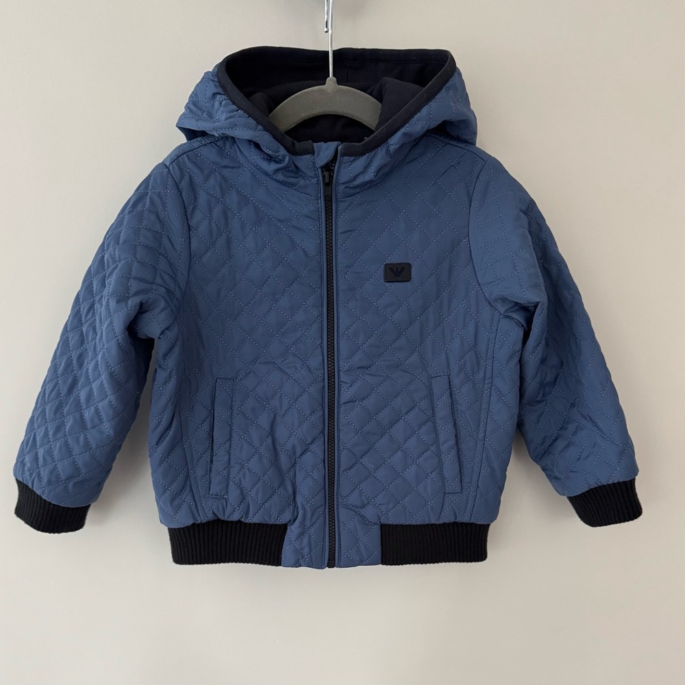 Emporio Armani Black and Blue Jacket